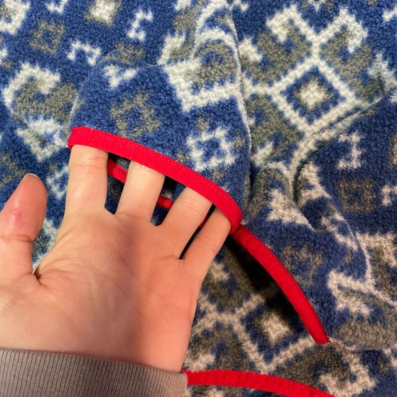 NWOT Patagonia Synchilla Snap T 2013 Aurora Channel Blue Fleece Men's S - Picture 10 of 10